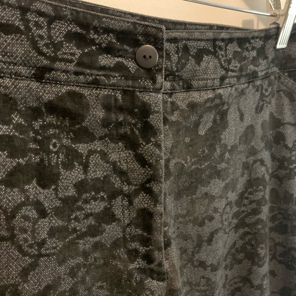 Vintage 90s-Y2K- Black Lace Wide Leg Jeans.Grunge - Picture 4 of 15